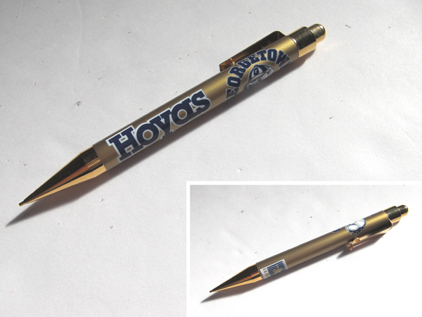 ♪新品♪GEORGETOWN シャープペン★ゴールド×紺★U.S.COLLEGE拍卖
