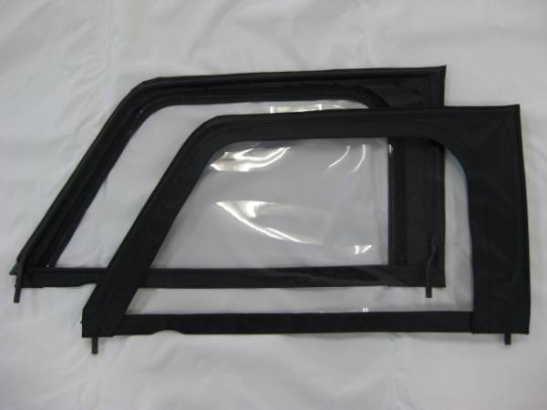 5099★★★【数量限定特価20%OFF】 J's工房 ジムニーSJ30FK 純正ハーフドア用 幌窓【幌窓張替え】JT-MBK 左右セット拍卖