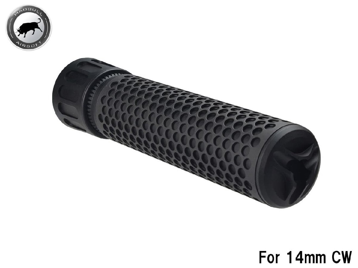 MAD-KA-009 MADBULL KAC QDC Airsoft ダミーサプレッサー BK 14mm正ネジ拍卖