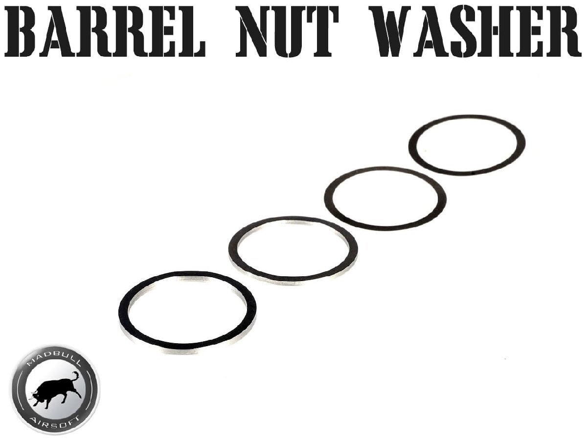 MAD-MA-001 MADBULL バレルナット・ワッシャーセット M4/M16シリーズ拍卖