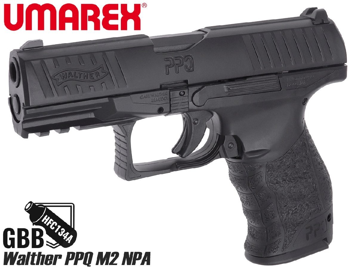 UM3J-PPQ-NPA-BK01 Umarex Walther PPQ M2 NPA GBBハンドガン拍卖