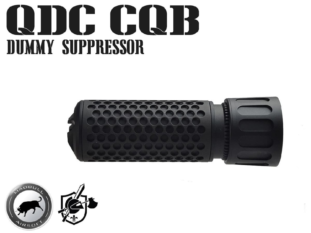 MAD-KA-003 MADBULL KAC QDC CQB Airsoft ダミーサプレッサー BK 14mm正ネジ拍卖