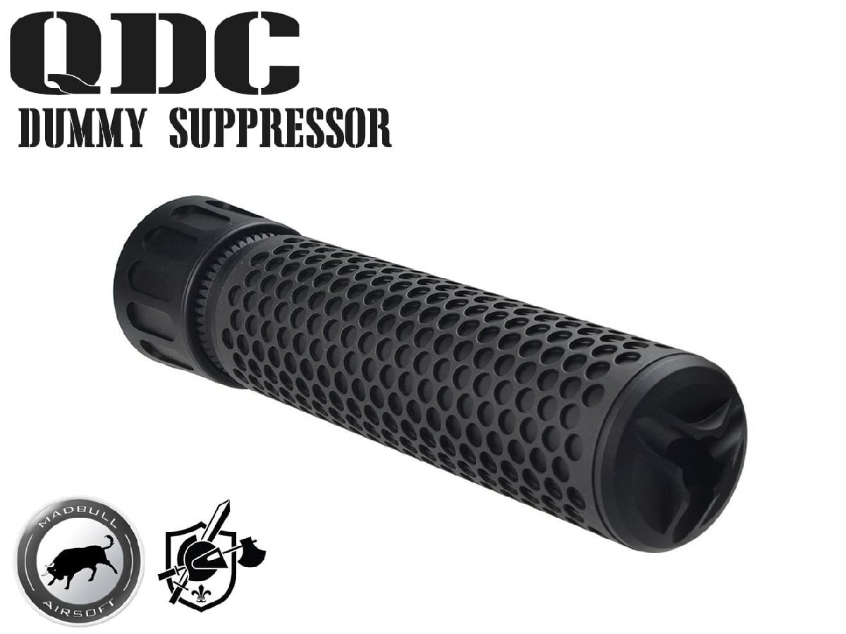 MAD-KA-001 MADBULL KAC QDC Airsoft ダミーサプレッサー BK 14mm逆ネジ拍卖