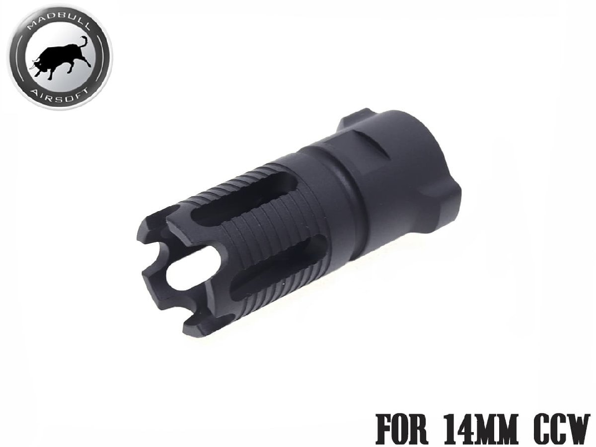 MAD-GM-006 MADBULL GEMTECH/G5 フラッシュハイダー BK CCW拍卖