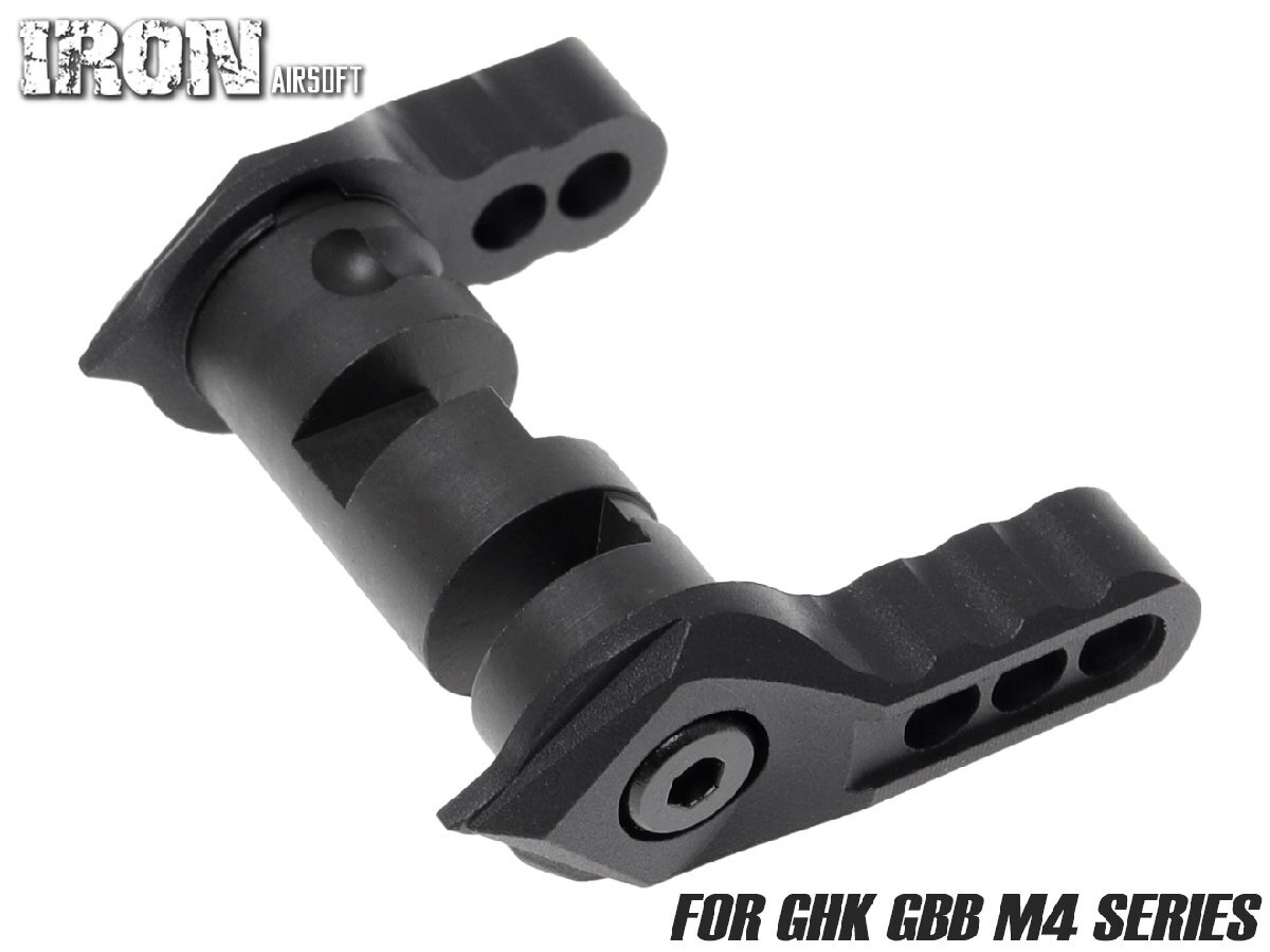 IRO-2409E IRON AIRSOFT F-1 FIREARMS アルミCNC アンビセレクター for GHK GBB M4拍卖