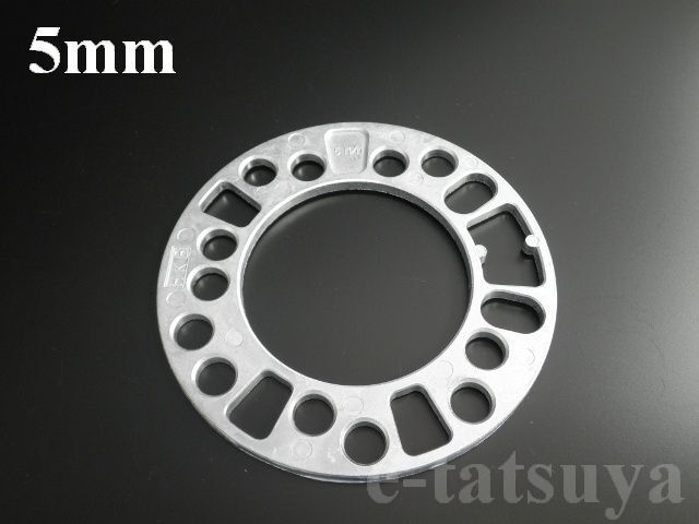 HKB ホイールスペーサー 5mm(4枚入) 4穴/5穴共用 PCD100/PCD114.3拍卖