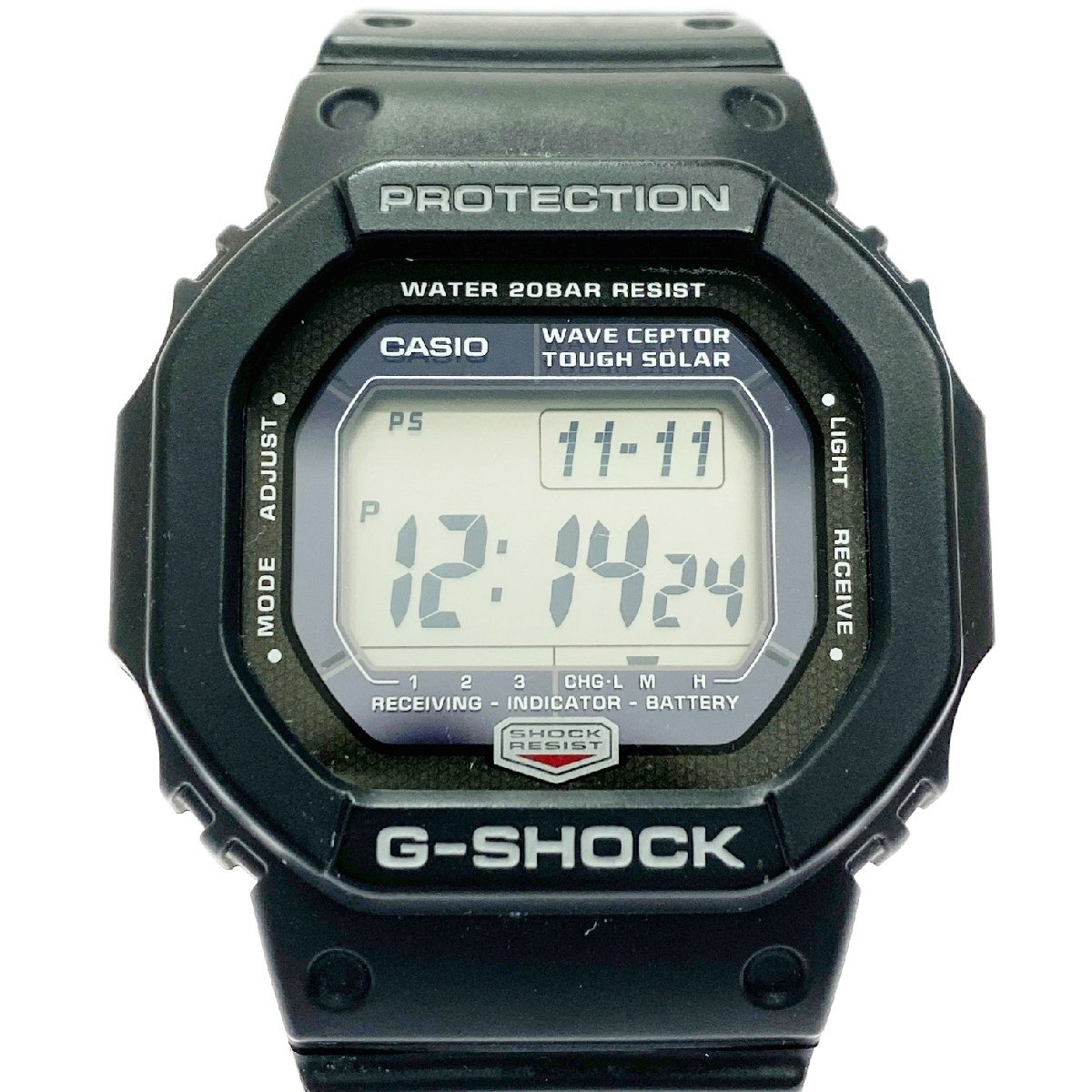 【1円スタート】CASIO カシオ GW-5600J G-SHOCK デジタル文字盤 電波ソーラー メンズ腕時計 510974拍卖