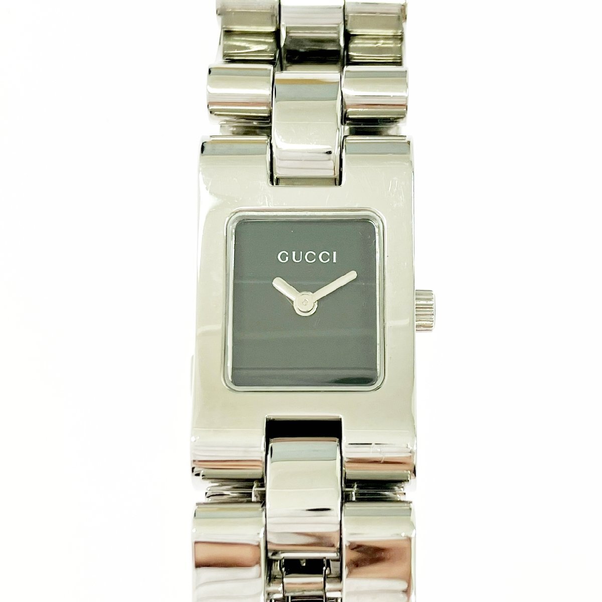 【1円スタート】GUCCI グッチ 2305L SS ブラック文字盤 クオーツ レディース腕時計 ジャンク 517462拍卖