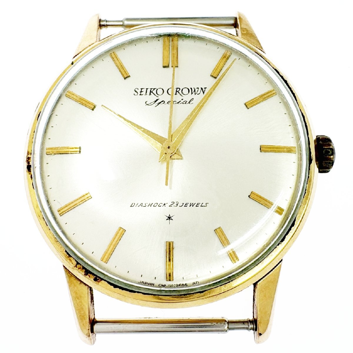 【1円スタート】SEIKO セイコー 15021E クラウン スペシャル 23石 ALLGOLDFILLED 手巻き メンズ腕時計 516869拍卖