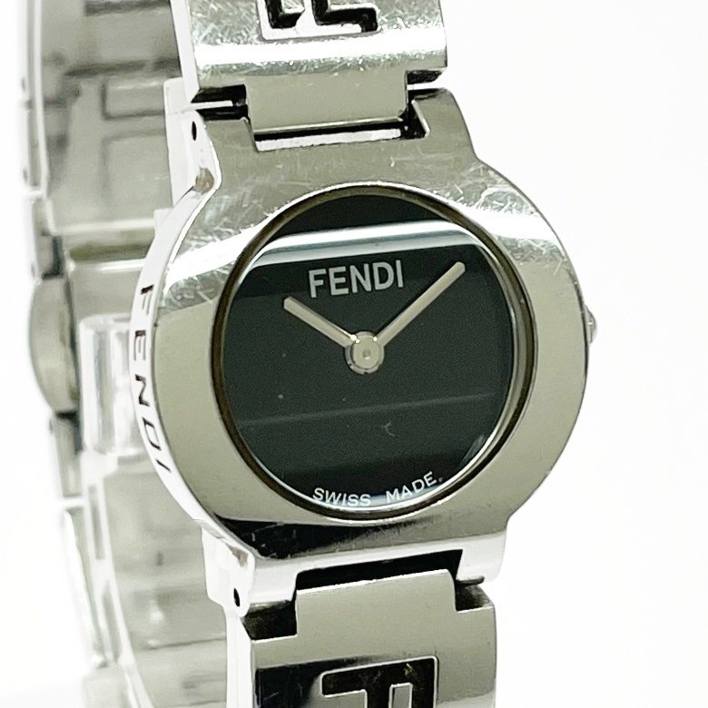 【1円スタート】FENDI フェンディ 3050L SS ブラック文字盤 クオーツ レディース腕時計 ジャンク 510930拍卖