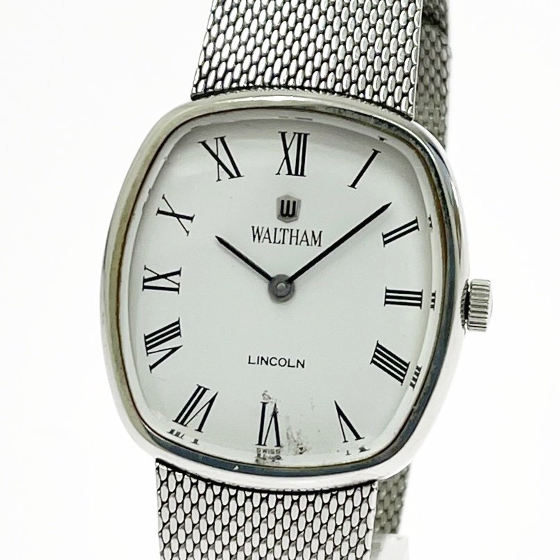 【1円スタート】WALTHAM ウォルサム LINCOLN リンカーン SS 手巻き ボーイズ腕時計 514831拍卖