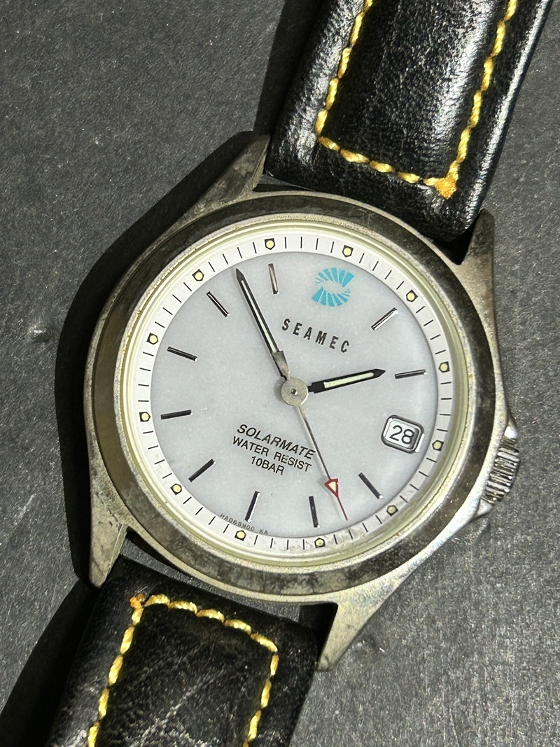 ● コレクター必見 SEAMEC ソーラー 腕時計 メンズ 男性 時計 ファッション 小物 飾り コレクション Zr607拍卖