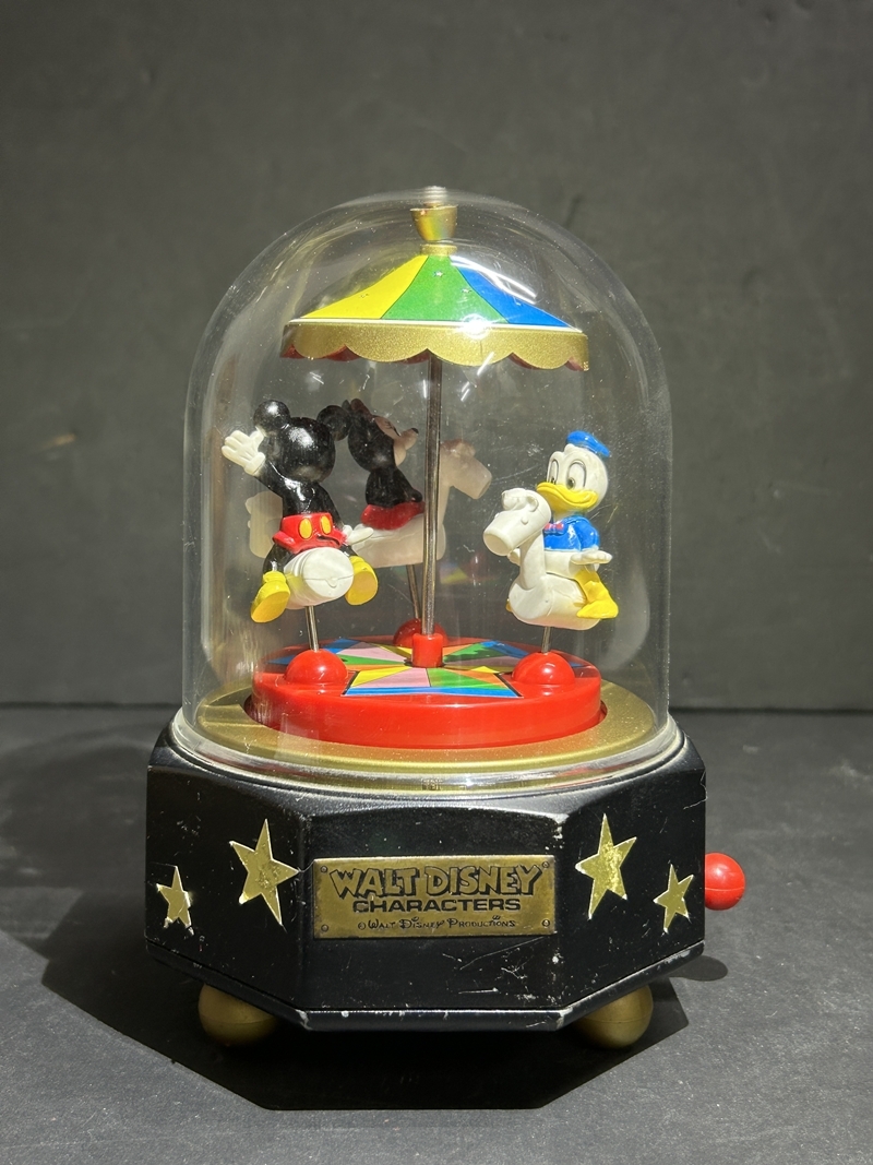 ● コレクター必見 当時物 レトロ Disney ディズニー オルゴール ミッキー / ミニー / ドナルド オブジェ 飾り グッズ コレクション Zr641拍卖