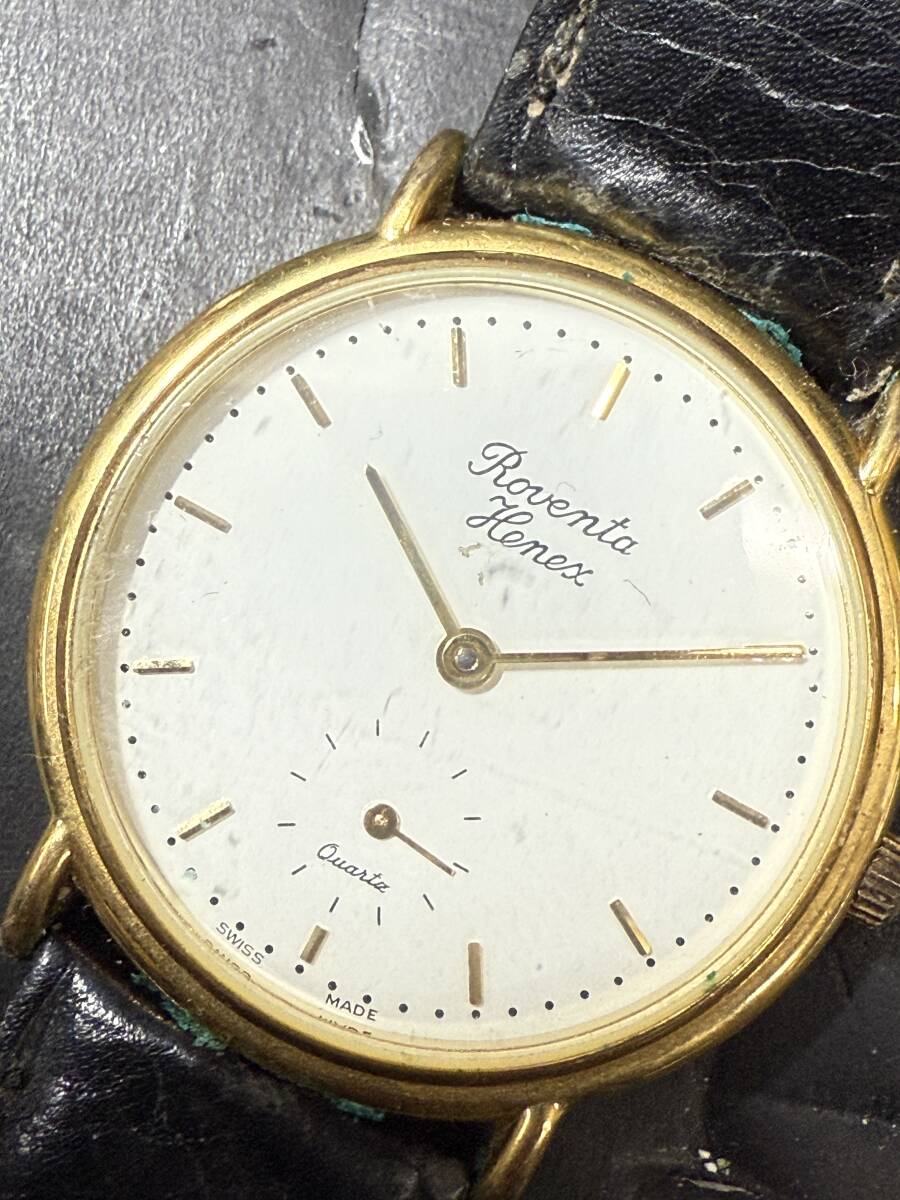 ★コレクター必見 Roventa Henex SWISS MADE ロベンタ・へネックス スイスメイド レディース 腕時計 ジャンク 飾り コレクション Se75拍卖