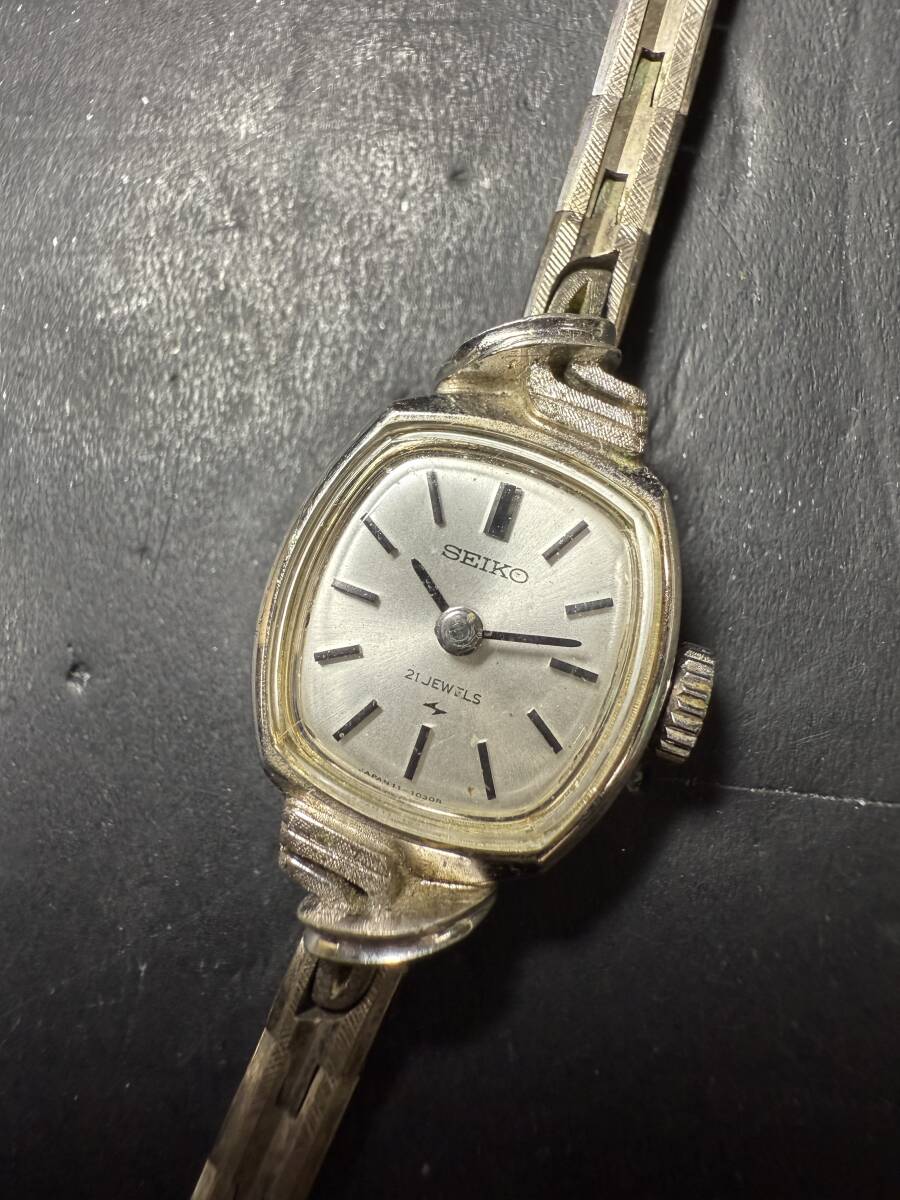 ★コレクター必見 ビンテージ SEIKO 21JEWELS セイコー 手巻き 腕時計 稼働品 レディース アクセサリー コレクション Se126拍卖