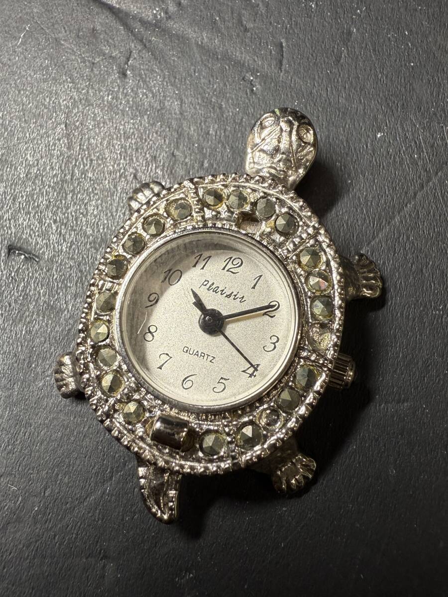 ★コレクター必見 ビンテージ 亀モチーフ ペンダントウォッチ 時計 動作未確認 ジャンク コレクション Se128拍卖