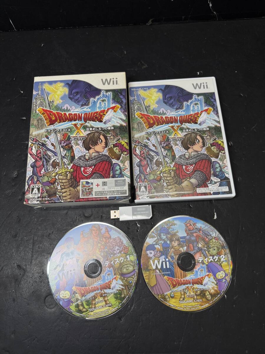 ★コレクター必見 ニンテンドーWii ドラゴンクエストⅩ 目覚めし五つの種族 ゲームソフト 動作未確認 ジャンク コレクション Se148拍卖