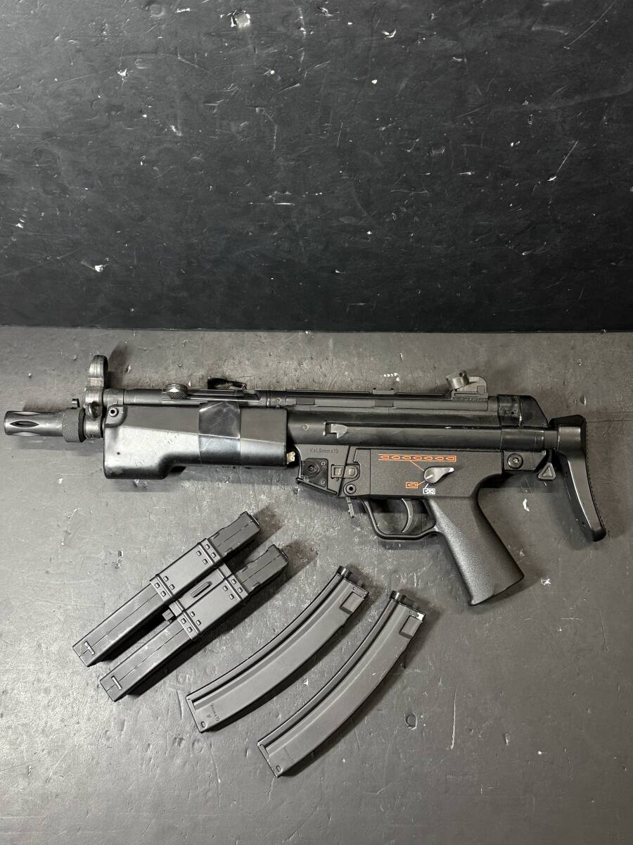 ★コレクター必見 Marui 東京マルイ 電動ガン ガスガン HK MP5 TYPE EG700 Kal.9㎜×19 BB弾付き サバゲー トイガン ジャンク 現状品 Se203拍卖