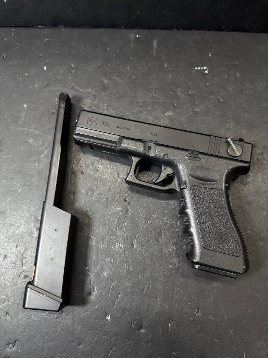 ★コレクター必見 Marui 東京マルイ 電動ガン? グロック 18C AUSTRIA 9×19 EHG703US BB弾付き サバゲー トイガン ジャンク 現状品 Se204拍卖