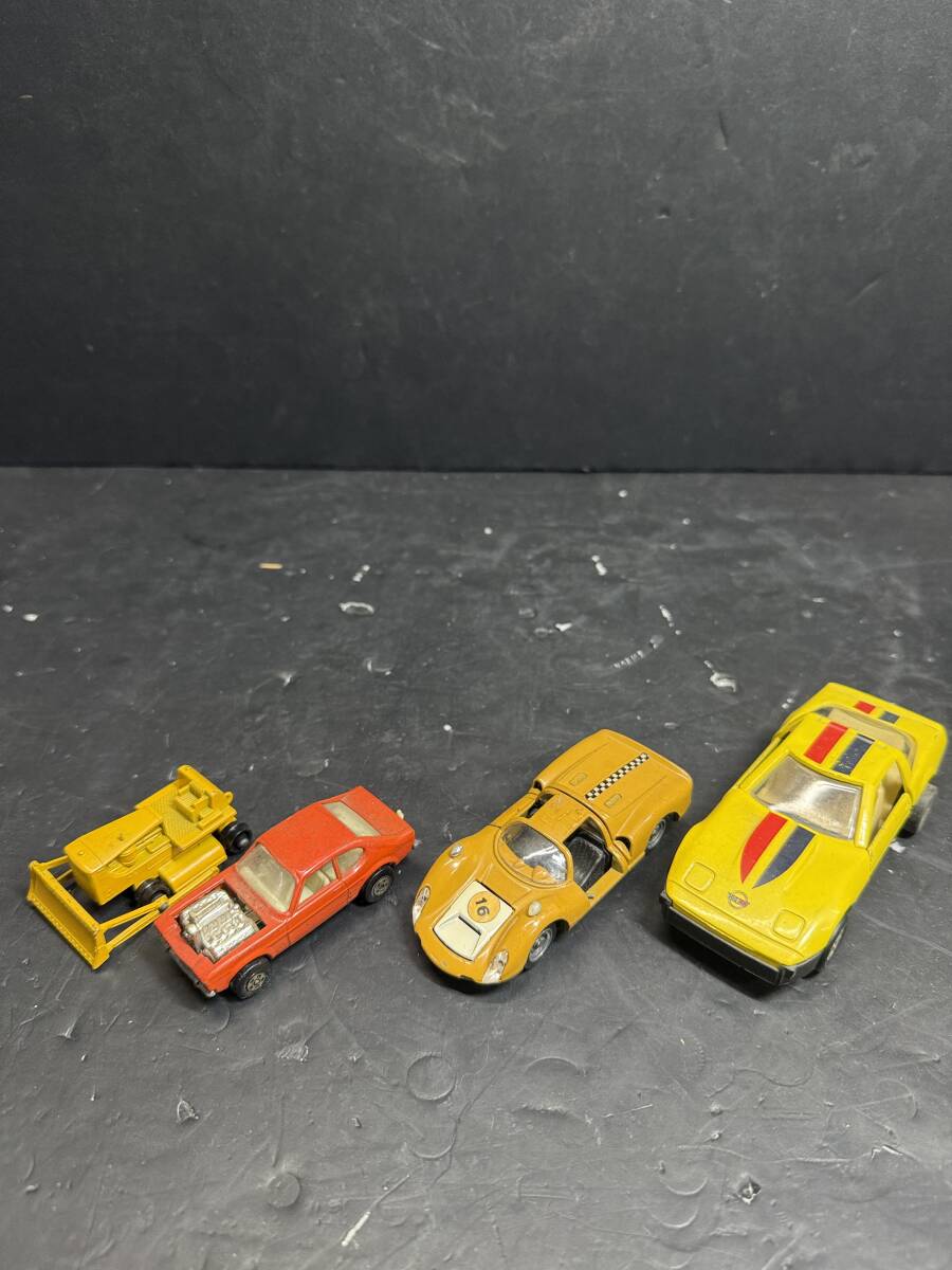 ★コレクター必見 ミニカー 4台 イタリア製/英国製ほか ポルシェ/カプリ/シボレー等 ジャンク 車 おもちゃ ビンテージ コレクション Se271拍卖