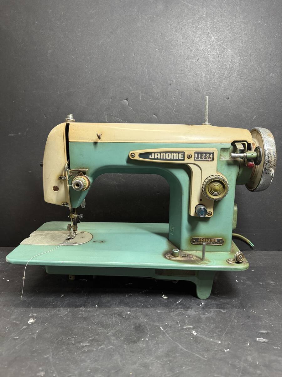 ★コレクター必見 ビンテージ JANOME ジャノメ スイングミシン 本体のみ ジャンク 手芸 裁縫 Se272拍卖