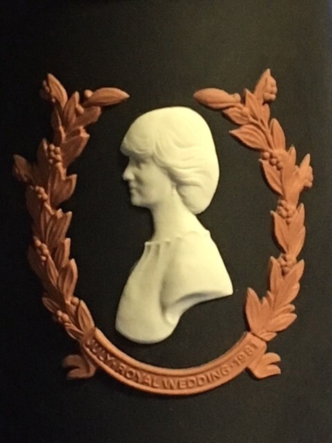 ◎ウェッジウッド 3カラージャスパー イギリス皇太子御結婚 ジャグ マグカップ 限定版◎e_ri箱付拍卖