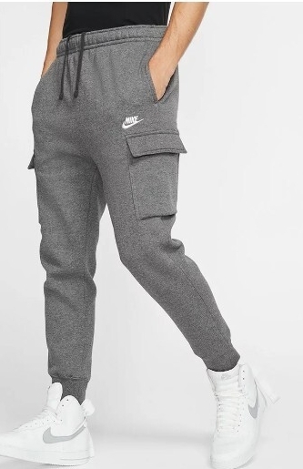 新品 未使用 NIKE スウェット カーゴパンツ 2XL チャコールグレー パンツ メンズ ナイキ ジョガーパンツ拍卖