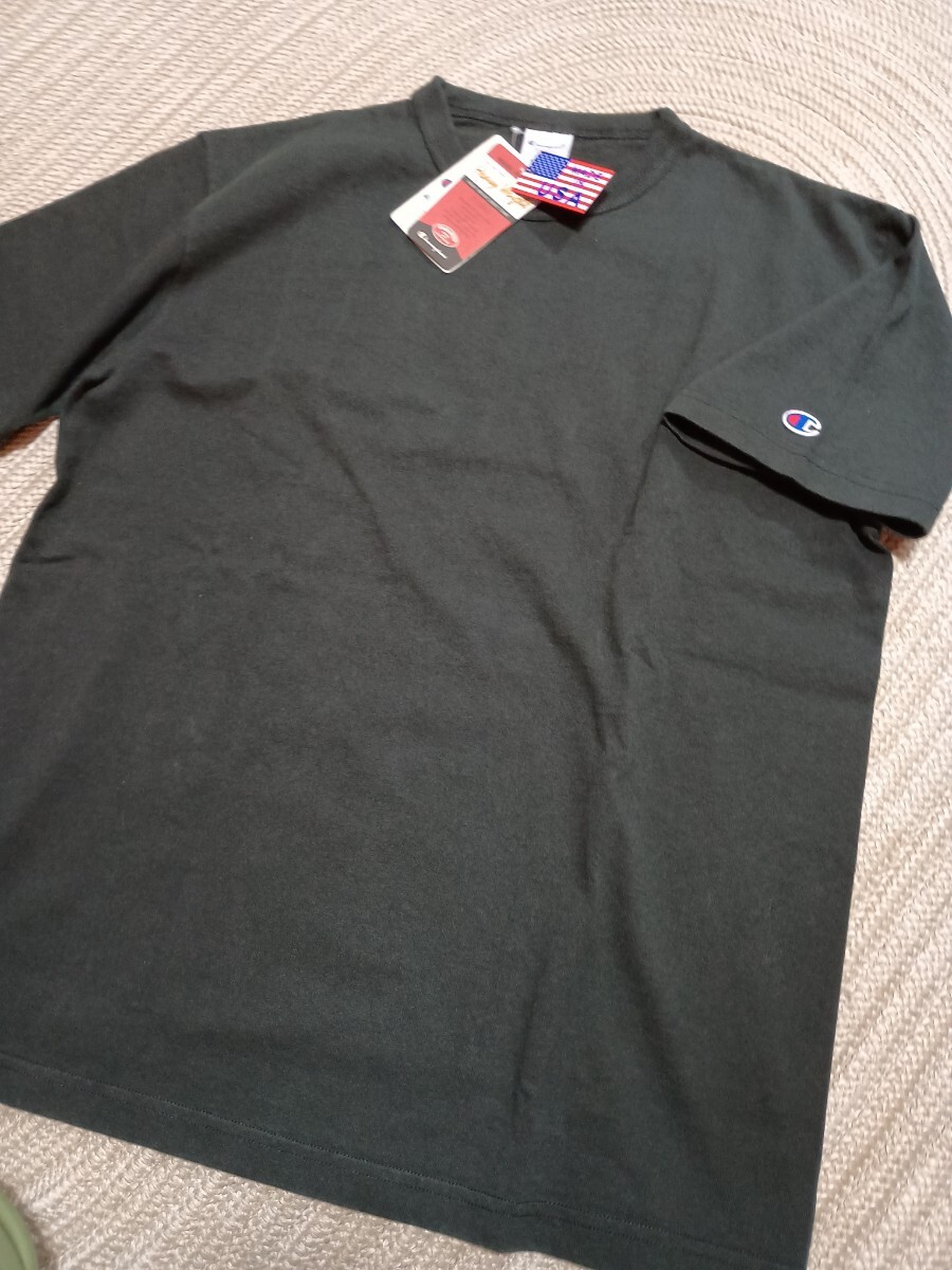 新品 USA製 Champion T1011 ヘビーウェイト 半袖 Tシャツ XL ブラック 黒 チャンピオン アメリカ製 MADE IN拍卖