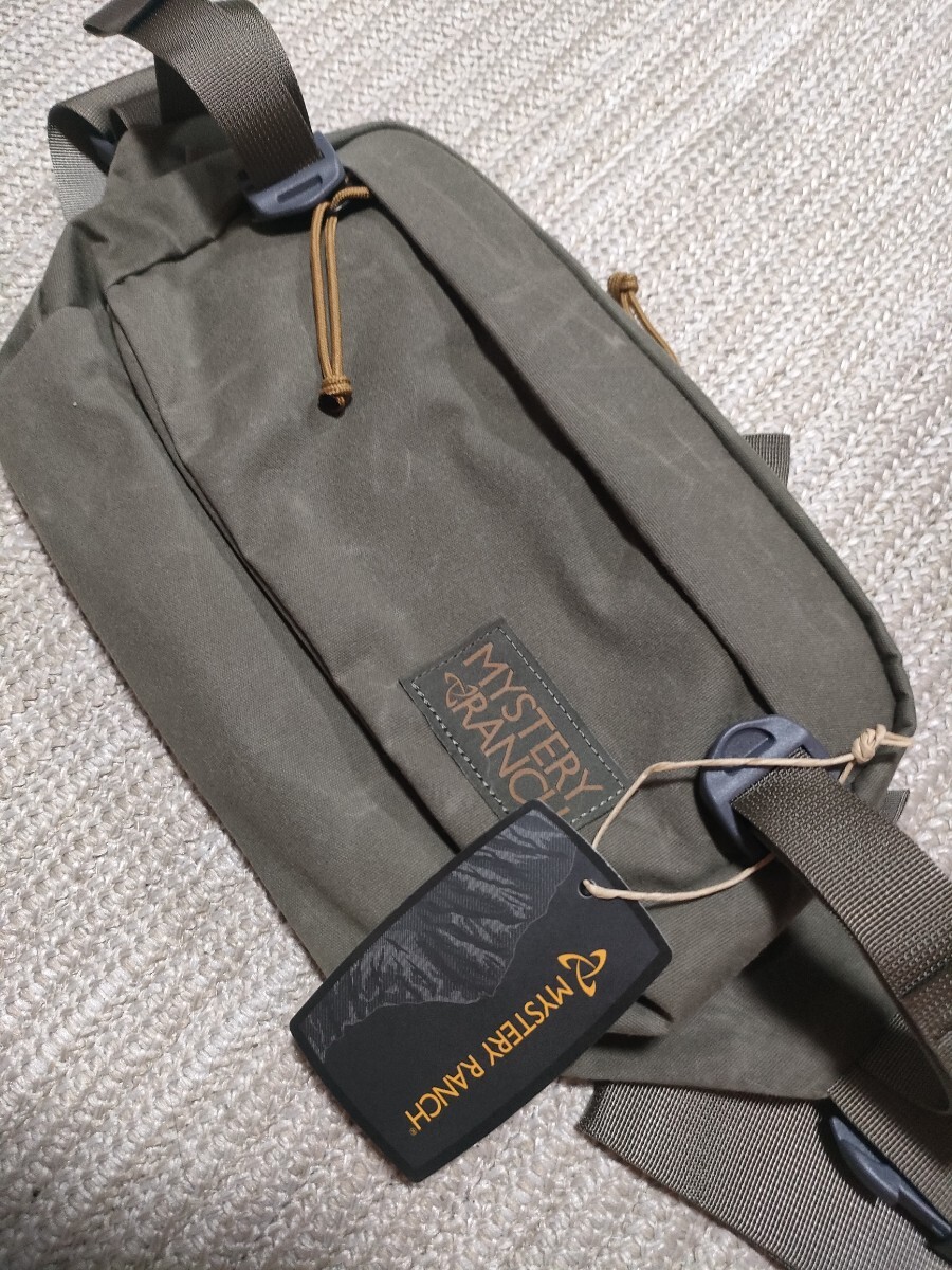 新品 未使用 ミステリーランチ フルムーン ボディバッグ ウエストバッグ 6.3L wood waxed ウッドワックス 大きめサイズ MYSTERY LUNCH拍卖