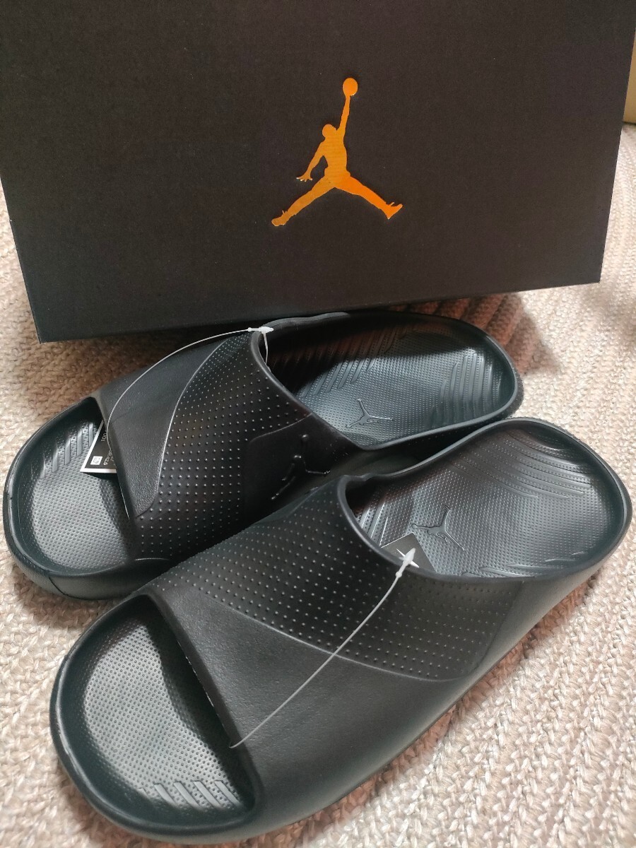 新品 未使用 NIKE JORDAN POST SLIDE サンダル 26cm US8 ナイキ ジョーダン ブラック 黒拍卖