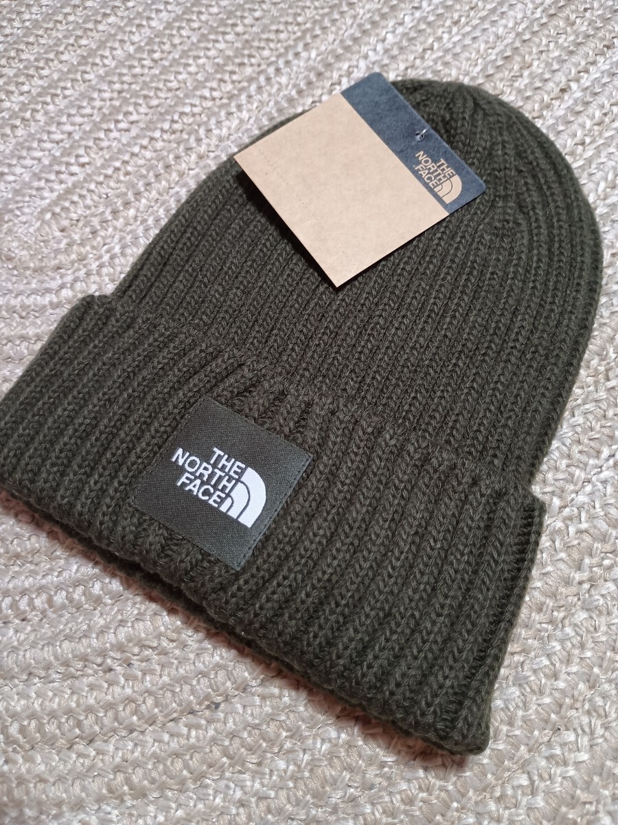 新品 日本製 THE NORTH FACE ノースフェイス リブ ニットキャップ 帽子 ニュートープ フリーサイズ Cappucho Lid MADE IN JAPAN ニット帽拍卖
