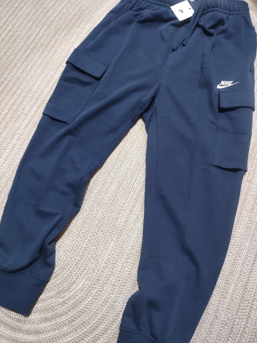 新品 未使用 NIKE スウェット カーゴパンツ М ネイビー 紺 パンツ メンズ ナイキ ジョガーパンツ拍卖