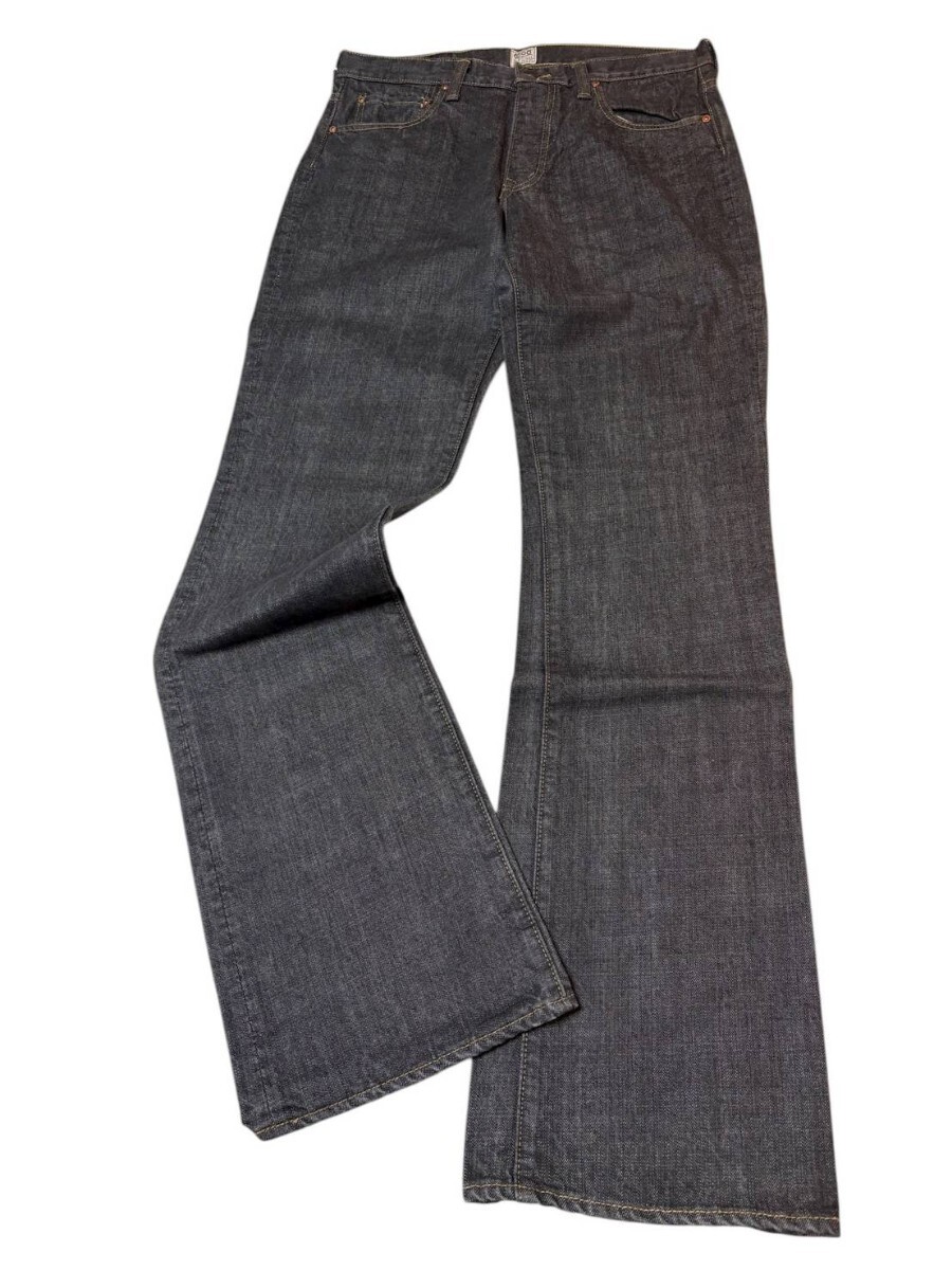 【未使用品】The Real McCoY's ザ・リアルマッコイズ 615 MP4006 33インチ ブーツカット ブラック デニム ジーンズ拍卖
