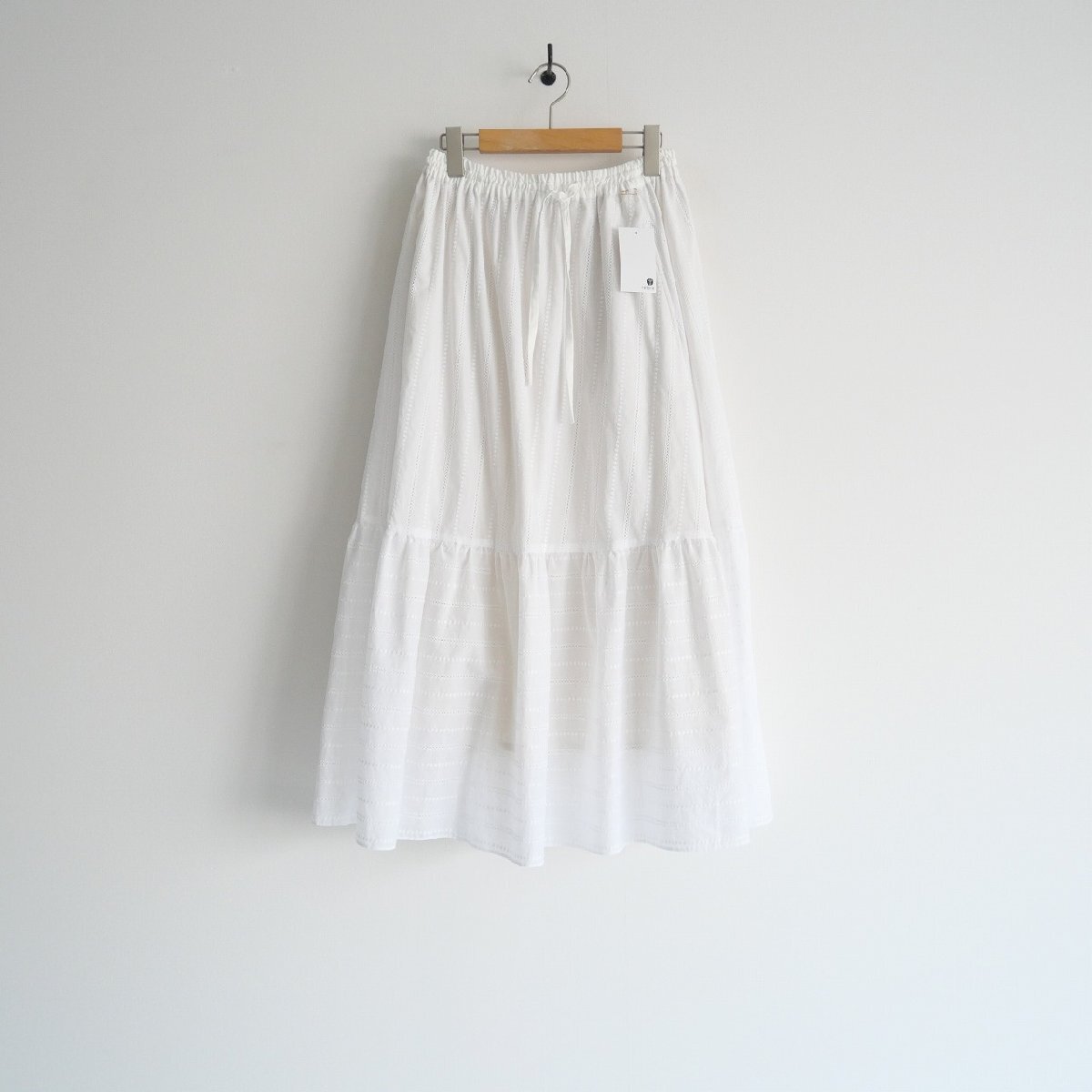 2023SS / MASSE MENSCH マッセ メンシュ / エンブロダイリーギャザースカート / 2402-0737拍卖