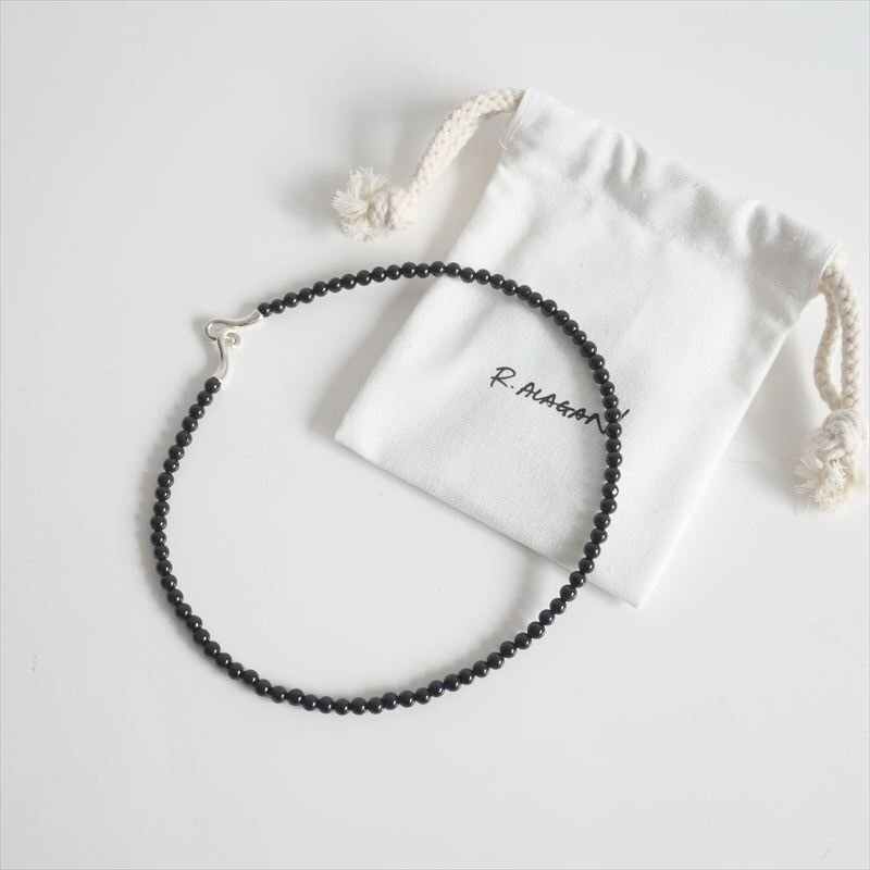 継続販売・受注生産品 / 未使用 / R.ALAGAN ララガン / BABY ONYX COLLAR ネックレス / L-65L / 2510-1164拍卖