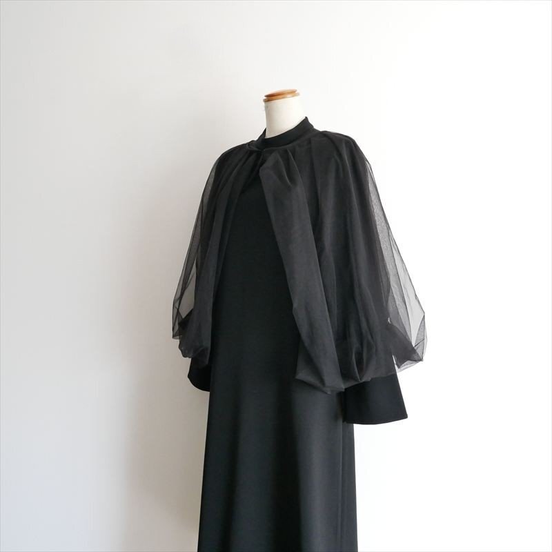 2023AW / 未使用 / ADAM ET ROPE アダム エ ロペ / ボレロコンビフレアワンピース 36 / GAE23100 / 2510-1485拍卖