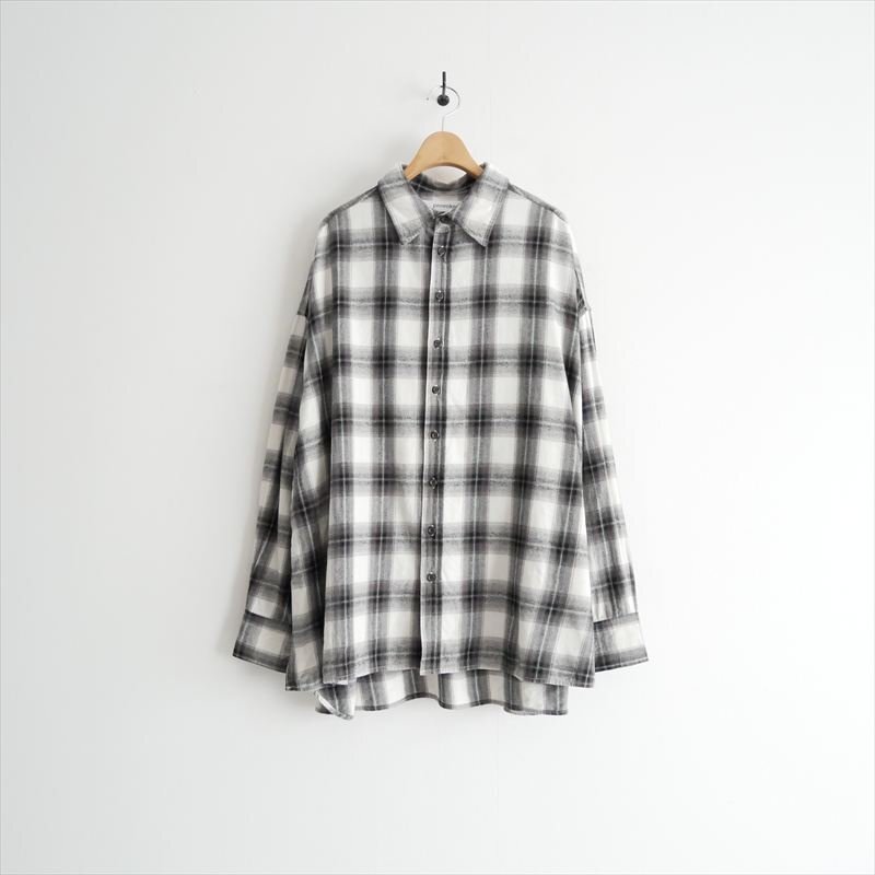 2024・人気完売品 / PROVOKE プロヴォーク / Oversized check Shirt シャツ 36 / 24050587000310 / 2504-0236拍卖
