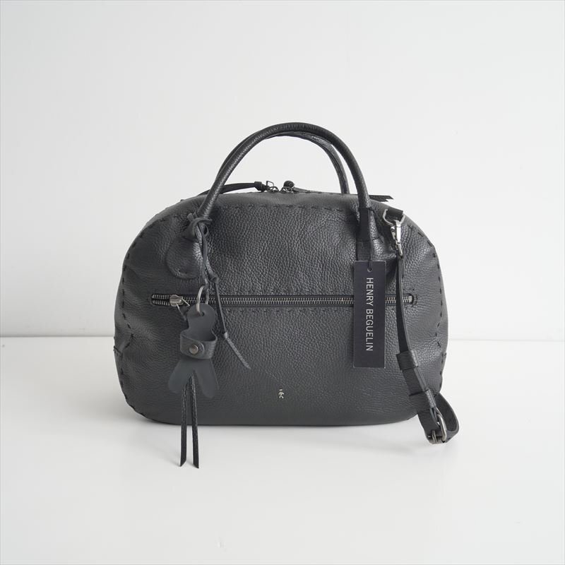 2024・人気完売品 / HENRY BEGUELIN エンリーベグリン / TOTE BAG BOLLE M MAT. BOVINE PALMATO トートバッグ / 2504-1237拍卖