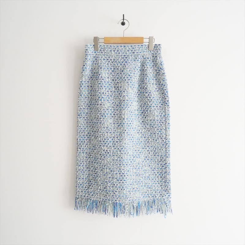 2023AW / 未使用 / UNITED ARROWS ユナイテッドアローズ / カラー ツイード タイトスカート 38 / 15241625181 / 2404-0947拍卖