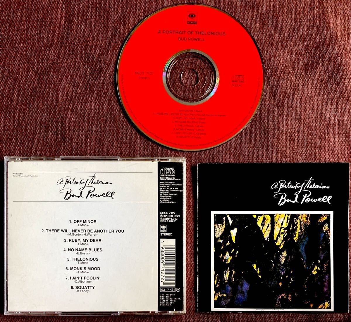 バド・パウエル/PIANO TRIO/ピアノ・トリオ/セロニアス・モンク楽曲/ピエール・ミシェロ/ケニー・クラーク/ビバップ・ピアノ天才四天王1961拍卖