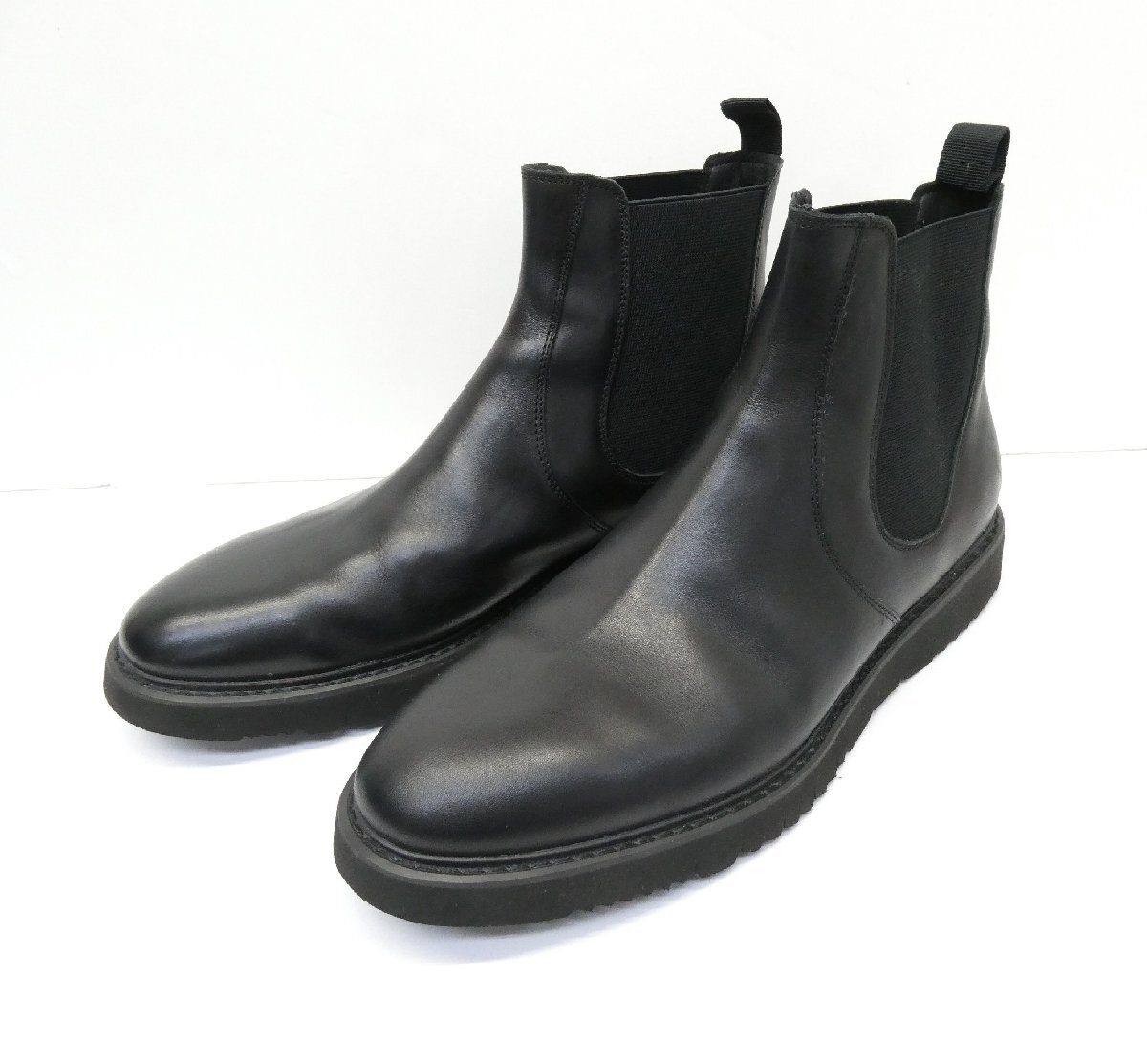 WHOOP' DE-DOO カウレザー チェルシーブーツ size:27.0cm メンズ 靴 △WT4760拍卖