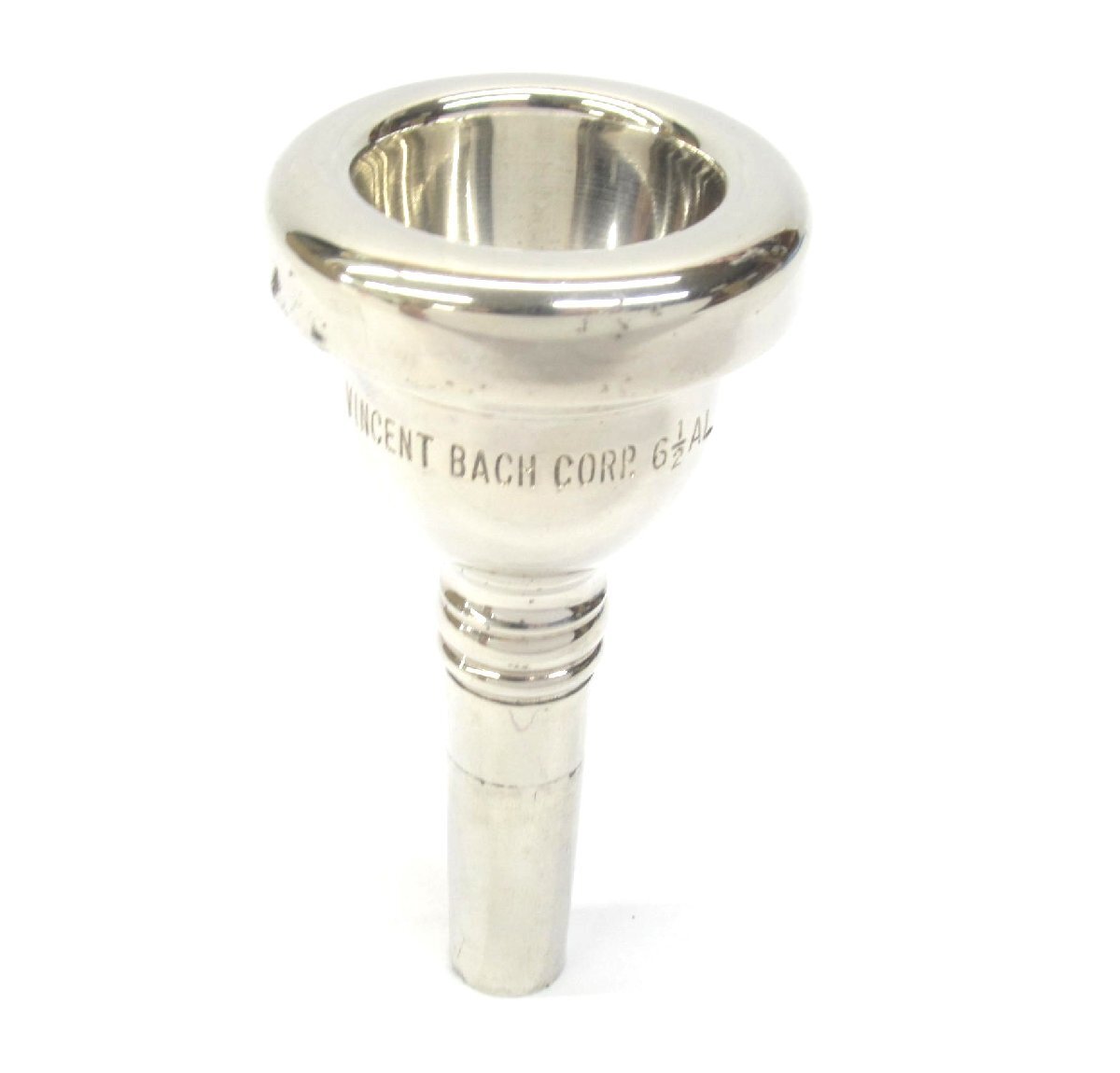 Vincent Bach バック ニアピリオド トロンボーン マウスピース Small shank 細管用 6-1/2AL □UD4398拍卖