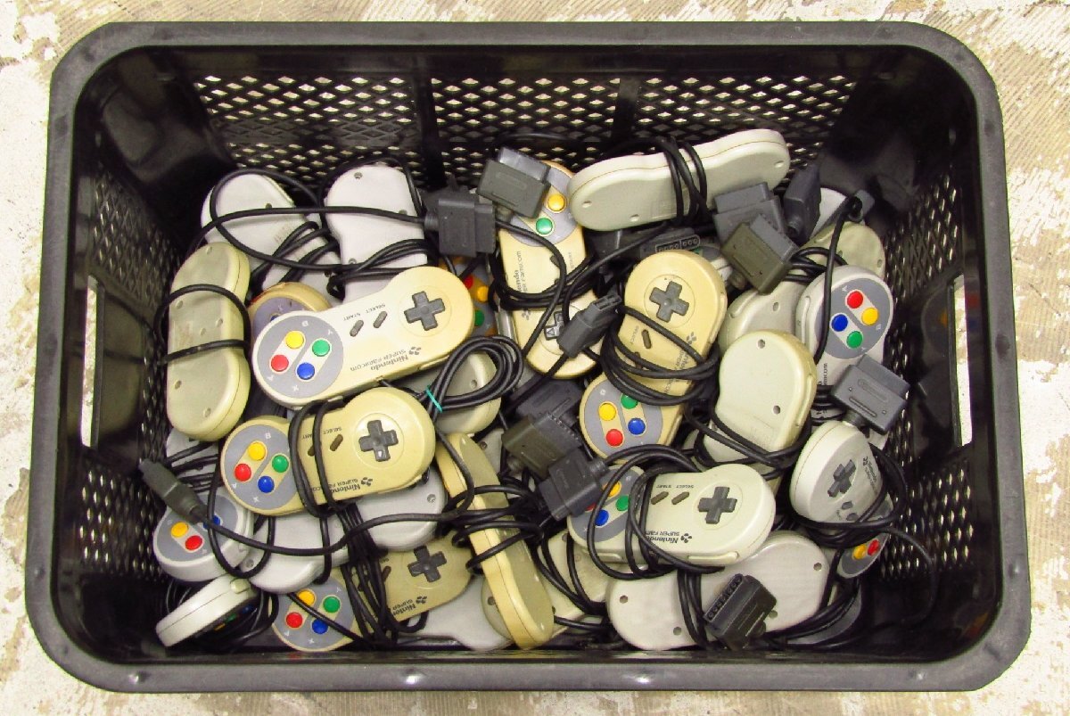 任天堂 Nintendo スーパーファミコン SFC コントローラー 50個 まとめ 大量 セット ※ジャンク品 》U8756拍卖
