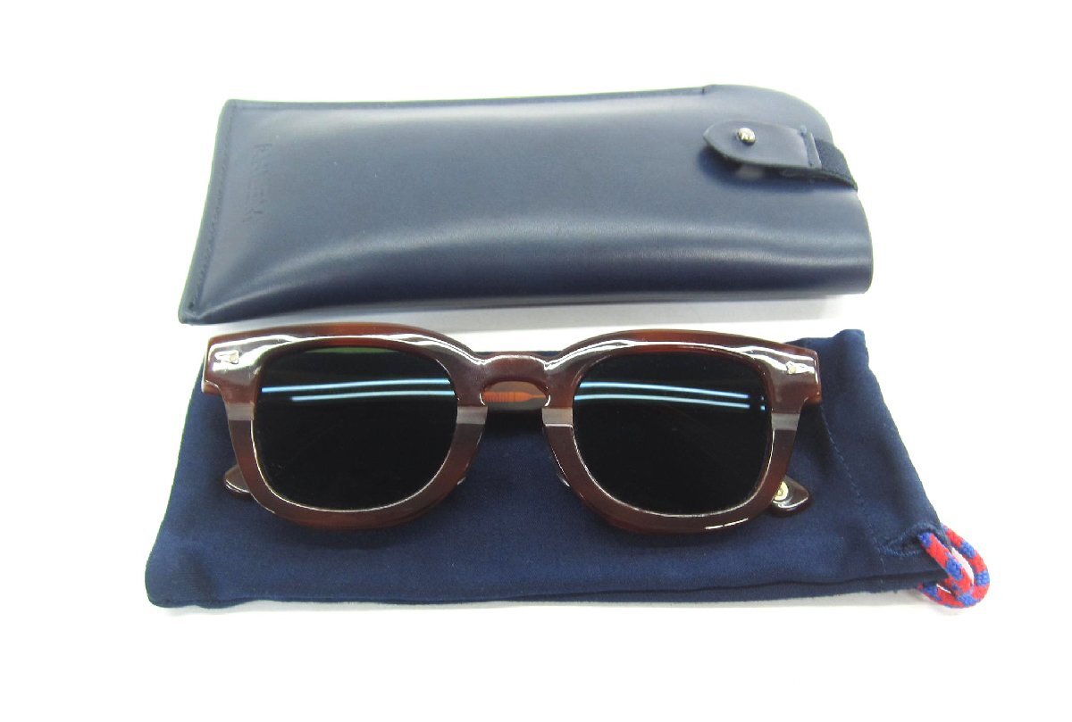 AHLEM CHAMP DE MARS Brown Turtile サングラス ∠UA12019拍卖