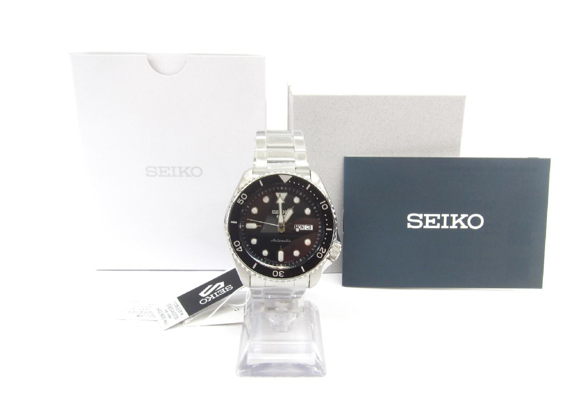未使用品 SEIKO セイコー SBSA005 SEIKO ファイブスポーツ ウォッチ 腕時計 ∠UA12324拍卖