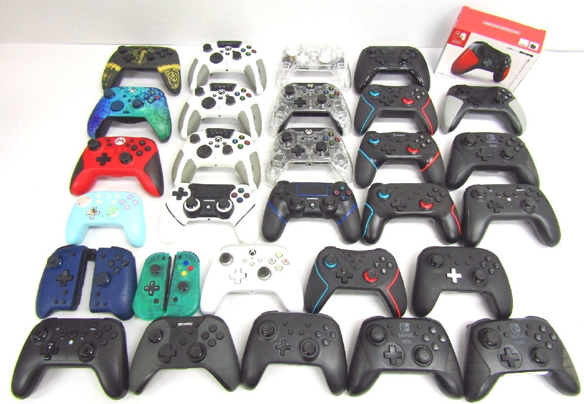社外コントローラー HORI PowerA YesOJO 他 ワイヤレスコントローラー Switch系 30個 まとめ セット ※ジャンク品 》U8750拍卖