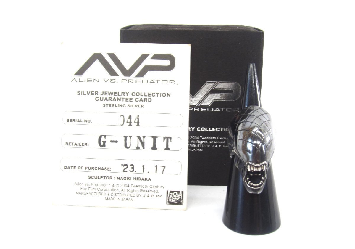 JAP工房 ジャップ工房 リング エイリアン VS プレデター 限定300個 約9号 シルバー 指輪 ∠UA12306拍卖