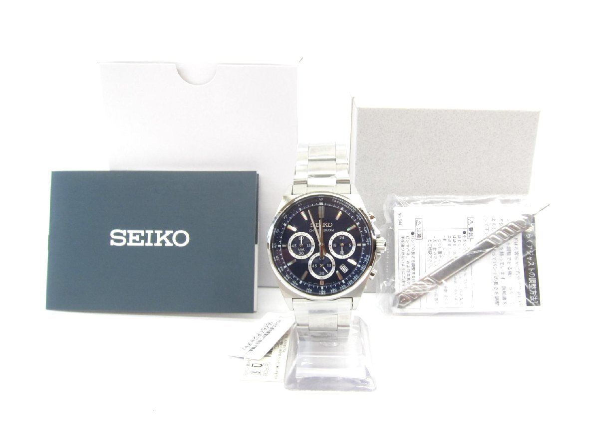 未使用品 SEIKO セイコー SBTR033 ファイブスポーツ ウォッチ 腕時計 ∠UA12329拍卖