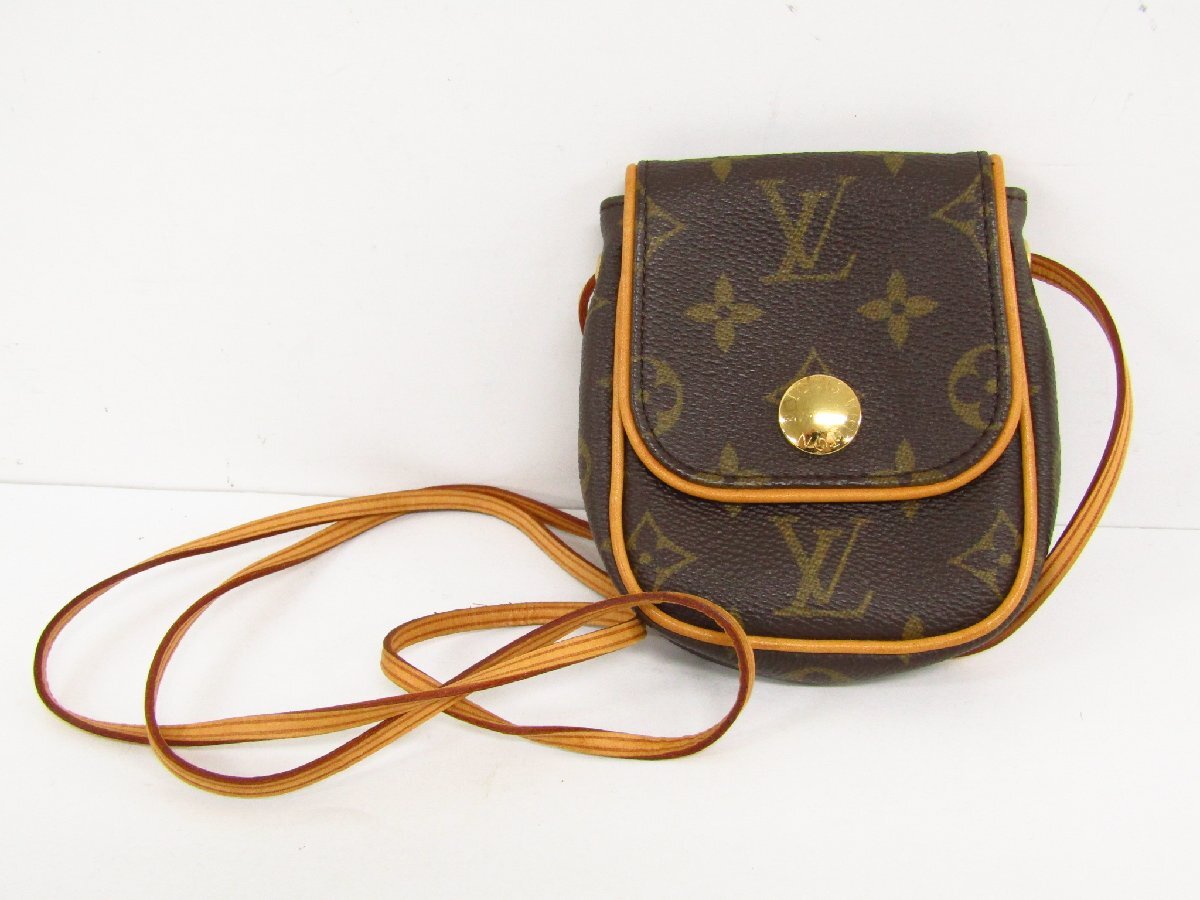 LOUIS VUITTON ルイ・ヴィトン モノグラム ポシェット カンクーン M60018 ▼SB5741拍卖