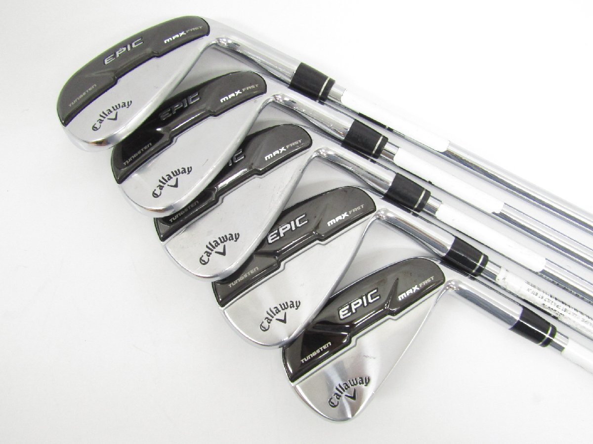 Callaway キャロウェイ EPIC MAX FAST アイアン 7~9・P・A 5本セット Flex:S ゴルフクラブ ◆SP11600拍卖